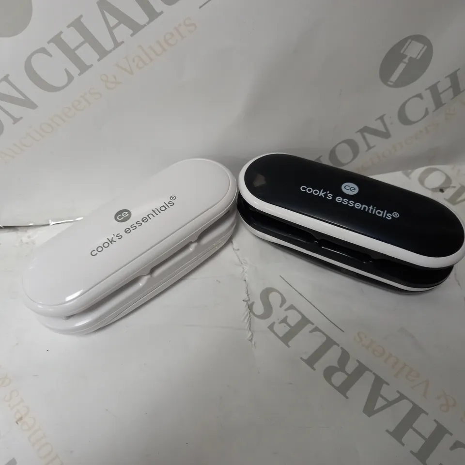 BOXED COOK'S ESSENTIALS SET OF 2 FOOD SEALER & CUTTER