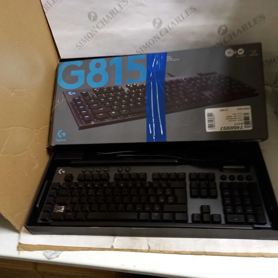 LOGITECH G815 RGB MECHANICAL WIRED GAMING KEYBOARD 