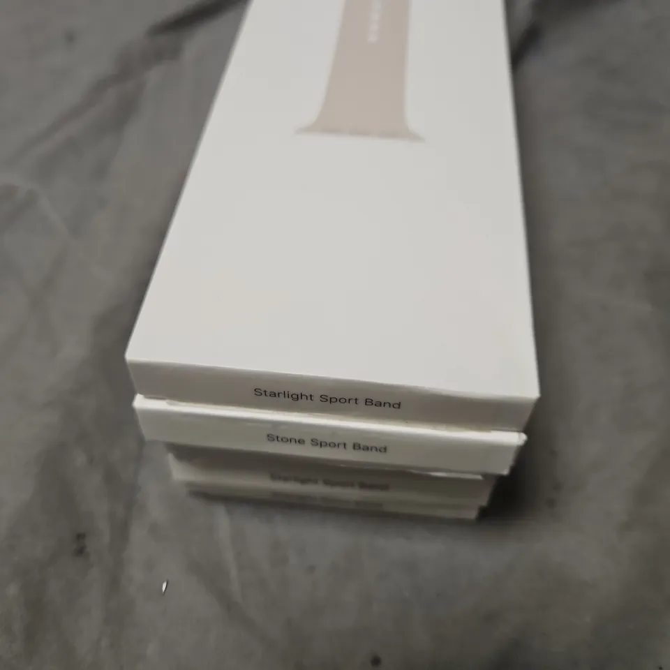 APPLE WATCH SPORT BAND SET – STARLIGHT & STONE (40/41MM & 45MM) SET OF 5 