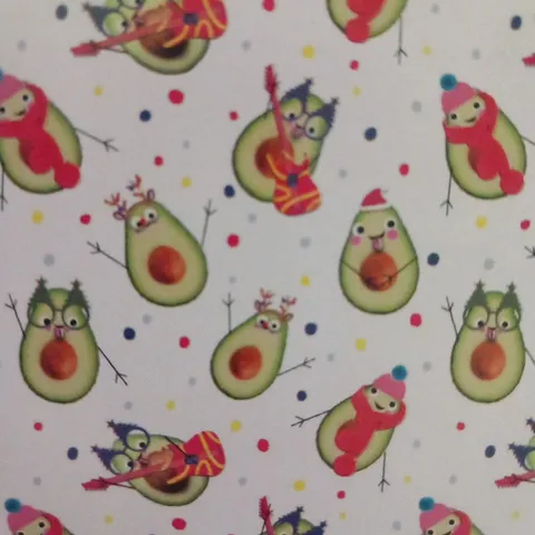 BOX OF APPROXIMATELY 46 ROLLS OF AVOCADO ROLL WRAP 3.5M PER ROLL