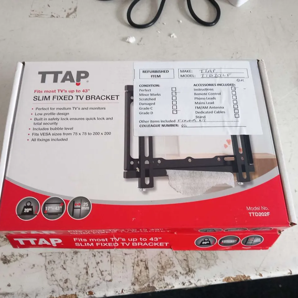 TTAP TTD202F ESW TV WALL BRACKET