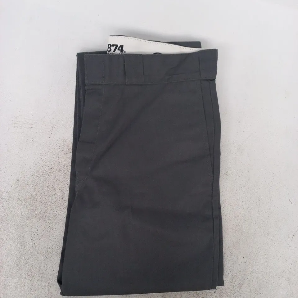 DICKIES 874 ORIGINAL FIT TROUSERS IN GREY SIZE 32/32