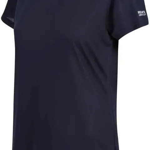 REGATTA WOMEN'S FINGAL V-NECK T-SHIRT NAVY SIZE 10