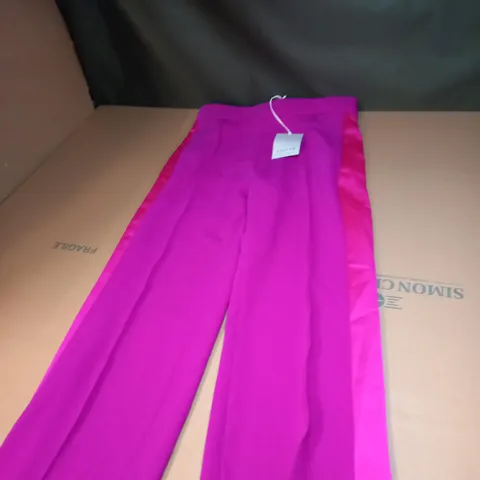WOMENS WIDE LEG TUXEDO TROUSERS SIZE 8