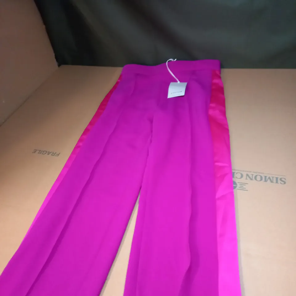 WOMENS WIDE LEG TUXEDO TROUSERS SIZE 8
