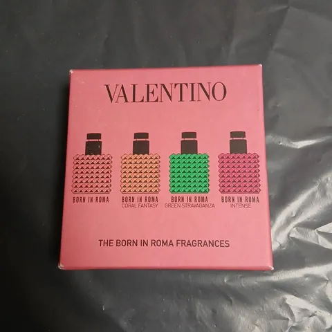 BOXED VALENTINO THE BORN IN ROMA FRAGRANCES 4 X 6ML