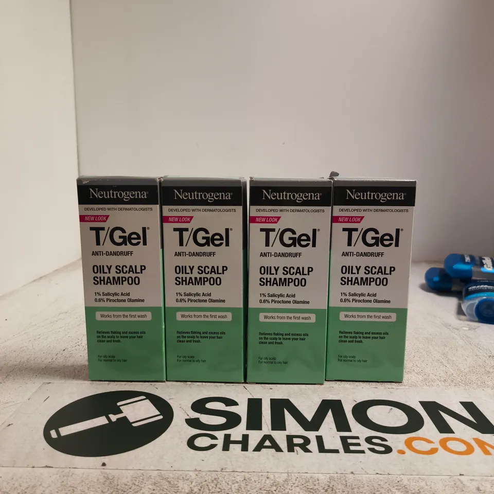 NEUTROGENA T/GEL OILY SCALP SHAMPOO – SET OF 4 BOXES