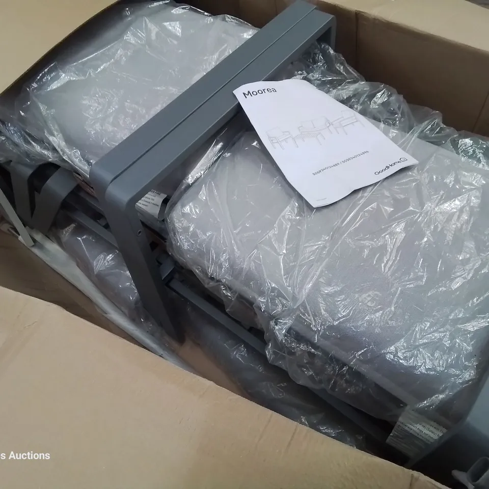 BOXED MOOREA ALUMINIUM COFFEE SET WITH CUSHIONS
