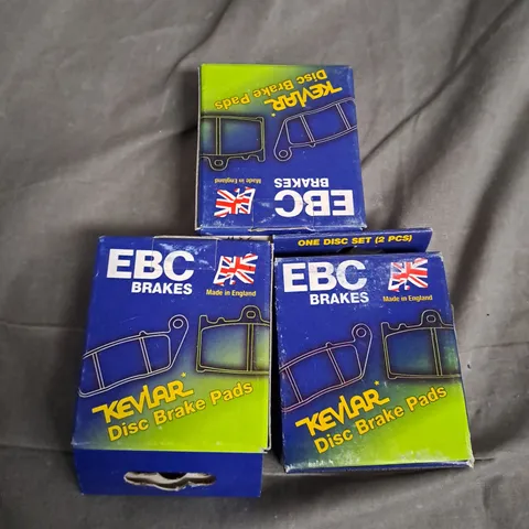 SET OF 3 EBC BRAKE PADS 