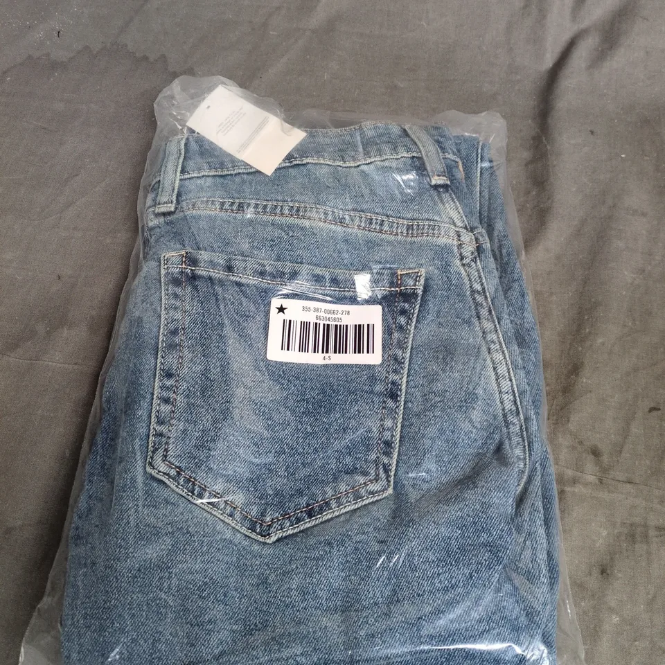 BAGGED HOLLISTER DENIM TROUSERS - SIZE S