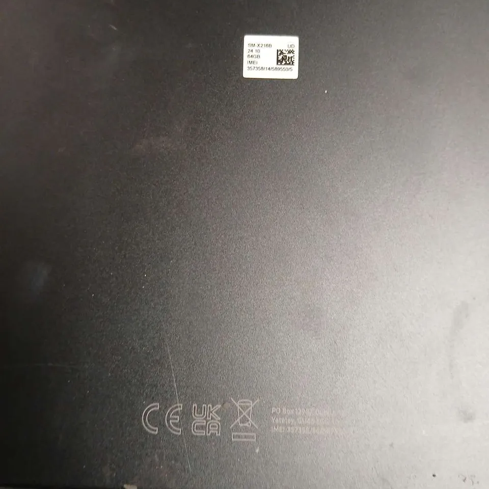 SAMSUNG SM-X216B TABLET IN BLACK
