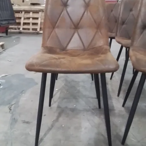 ABISHANTH UPHOLSTERED DINING CHAIRS SET OF 6