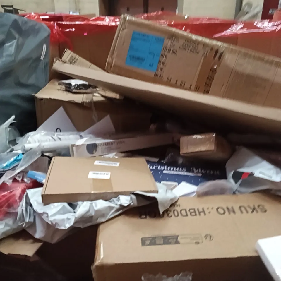 PALLET OF ASSORTED ITEMS INCLUDING - PAPER CUT, PHONE CHARGER, PICTURE FRAME