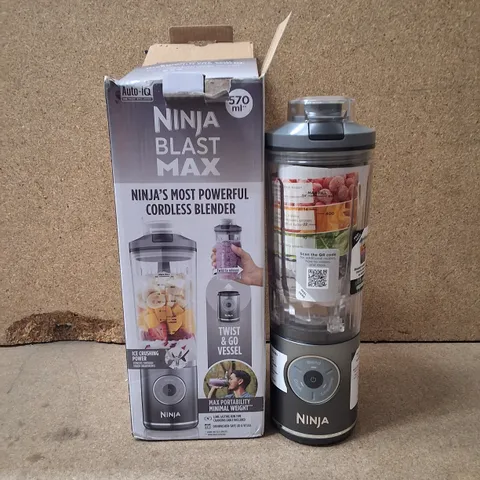 NINJA BLAST MAX CORDLESS BLENDER 570ML – BOXED BC251UKGY