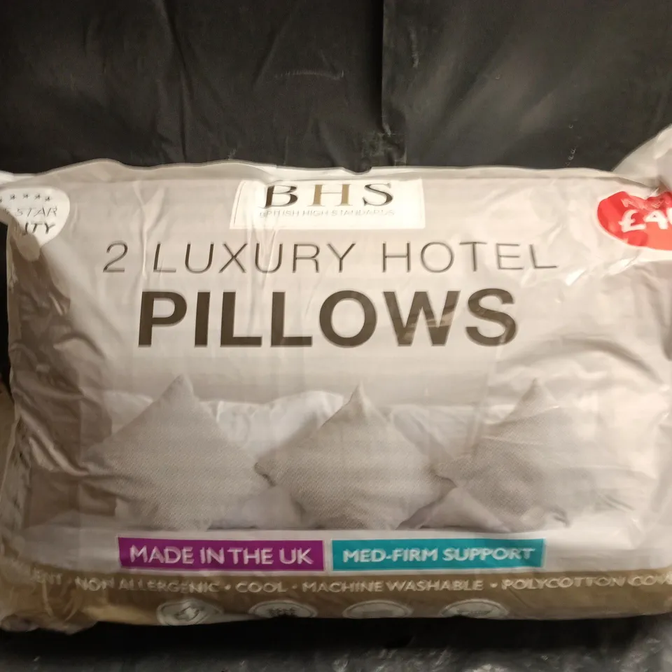 BHS 2 LUXURY HOTEL PILLOWS - MED-FIRM SUPPORT