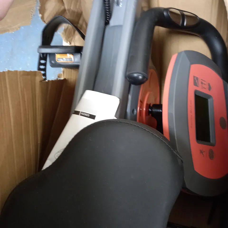 DAVINA FITNESS FOLDING MAGNETIC EXERCISE BIKE - CORAL - COLLECTION ONLY