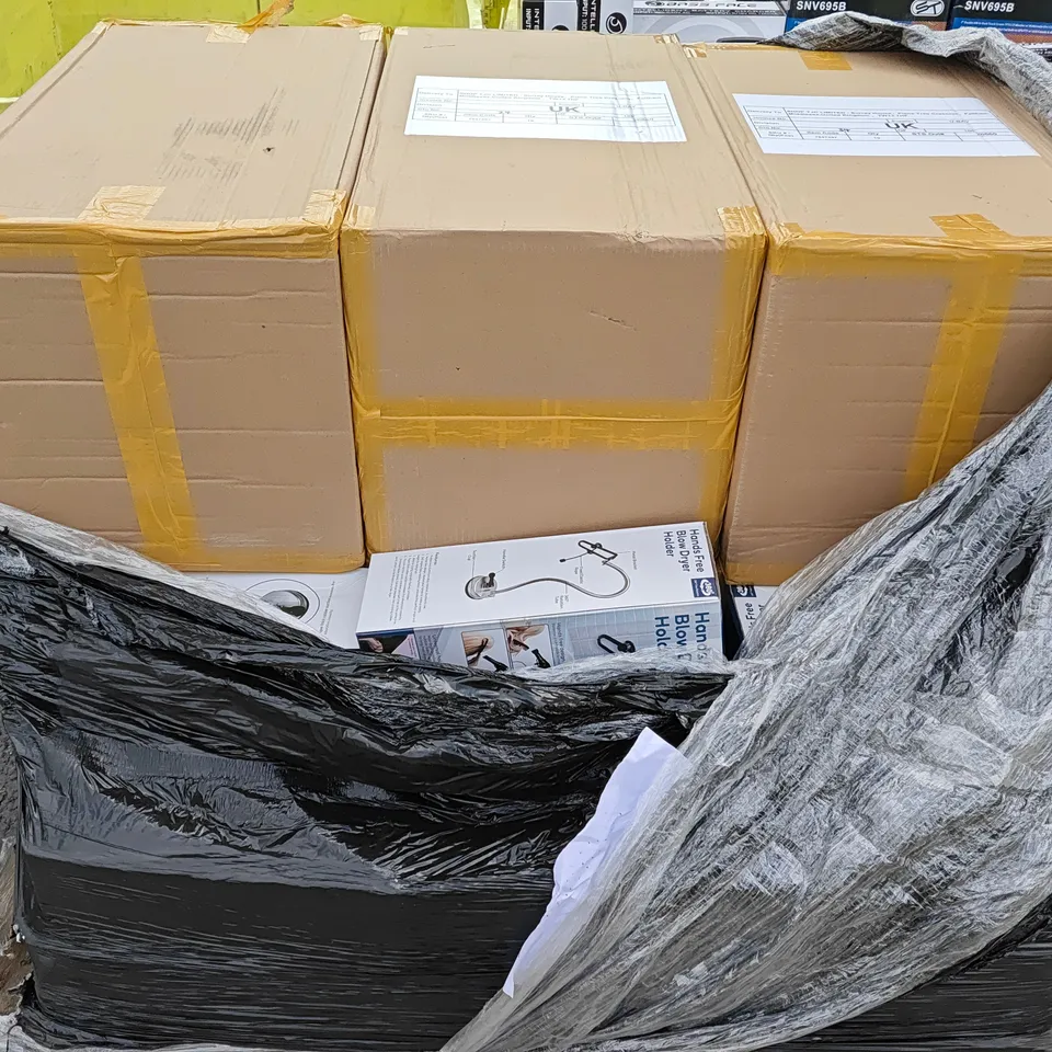 PALLET OF APPROXIMATELY 60 X HANDS FREE BLOW DRYER HOLDER 