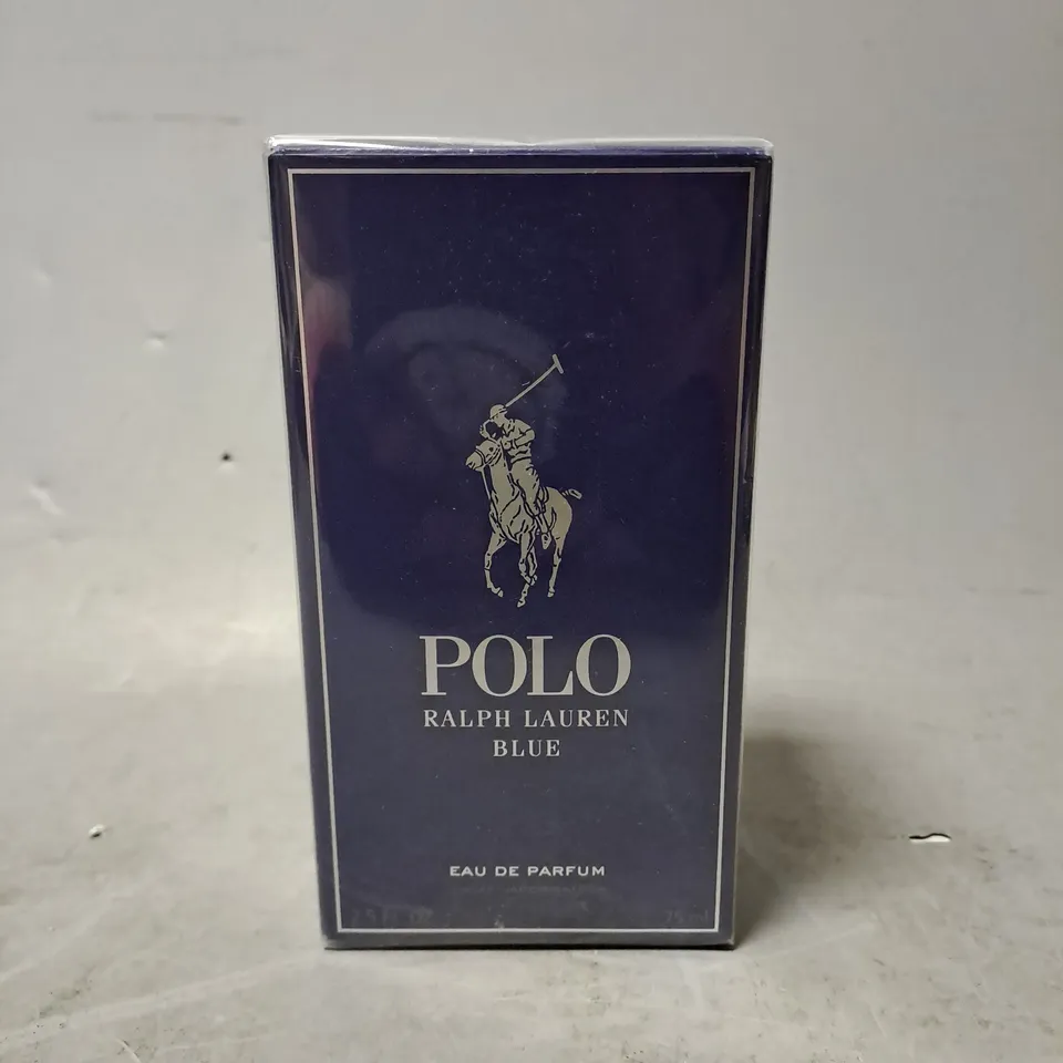 BOXED AND SEALED RALPH LAUREN POLO BLUE FOR MEN EAU DE PARFUM 75ML