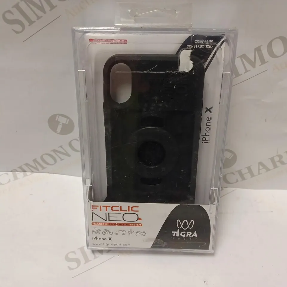 TIGRA SPORT FITCLIC NEO CASE - IPHONE X | BLACK