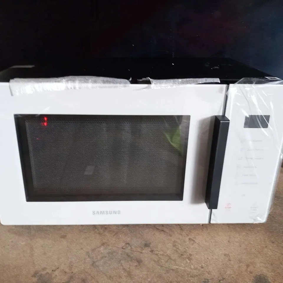 SAMSUNG MS23T5018AG/EU GLASS FRONT 23-LITRE SOLO MICROWAVE - SLATE GRAY