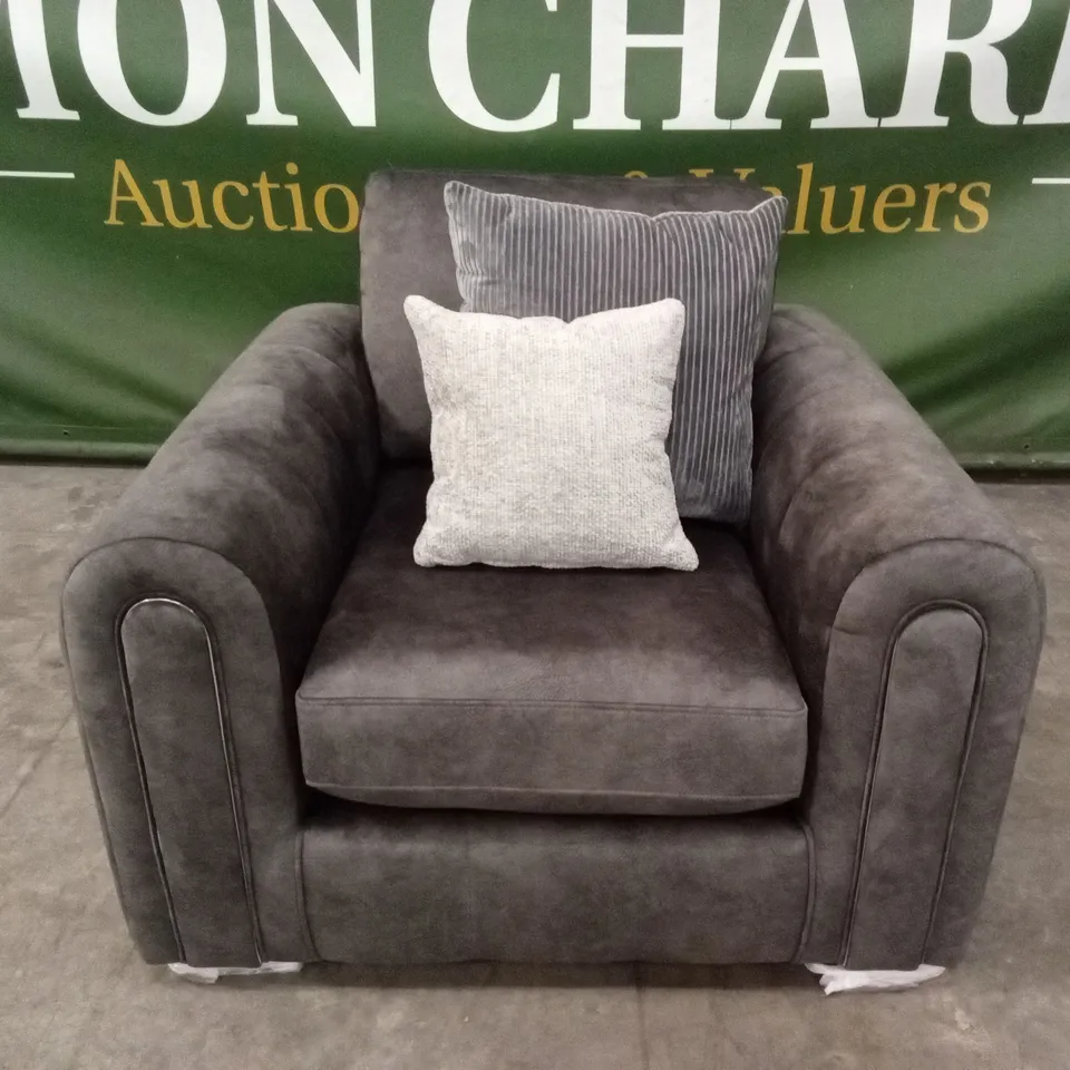 AMARA ARMCHAIR - CHARCOAL RRP £749