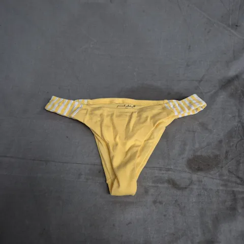 PURE EARTCH COLLECTION BANDEAU BIKINI BOTTOM YELLOW – SIZE S/M