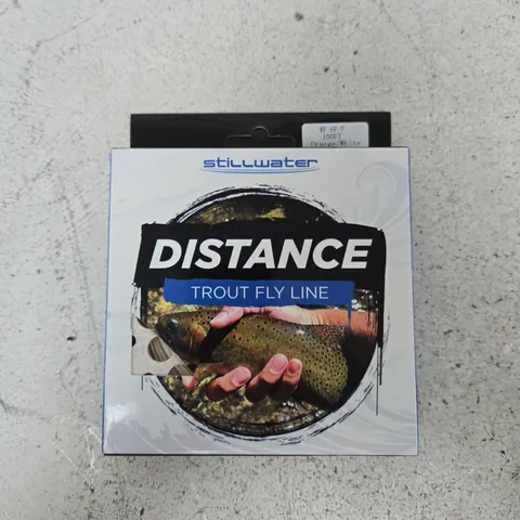 STILLWATER DISTANCE TROUT FLY LINE – ORANGE/WHITE WF-6F/F, 100FT