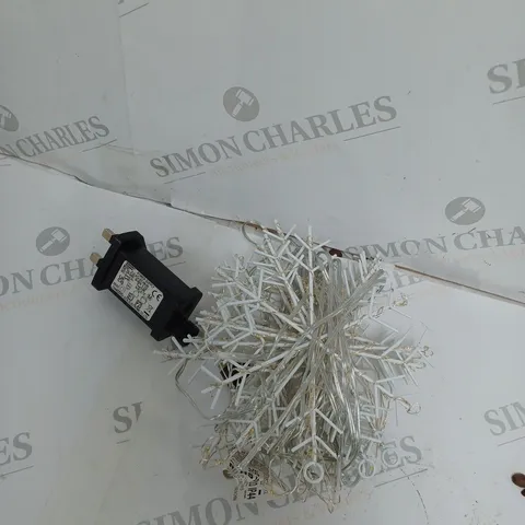 WARM WHITE SNOWFLAKE CURTAIN LIGHT