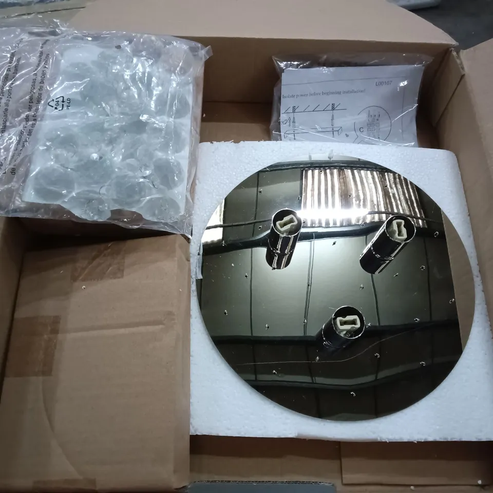 SEARCHLIGHT HANNAH FLUSH FITTING CEILING LIGHT 