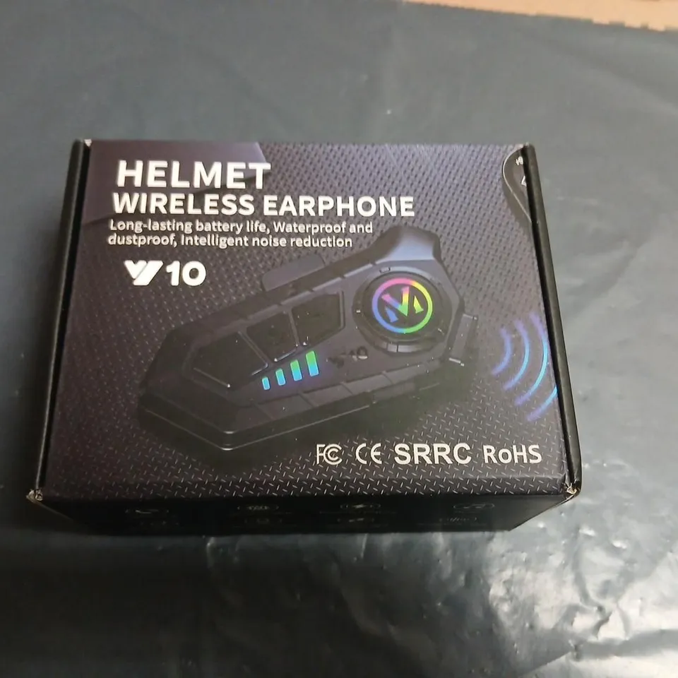 HELMET WIRELESS EARPHONE – V10, BOXED