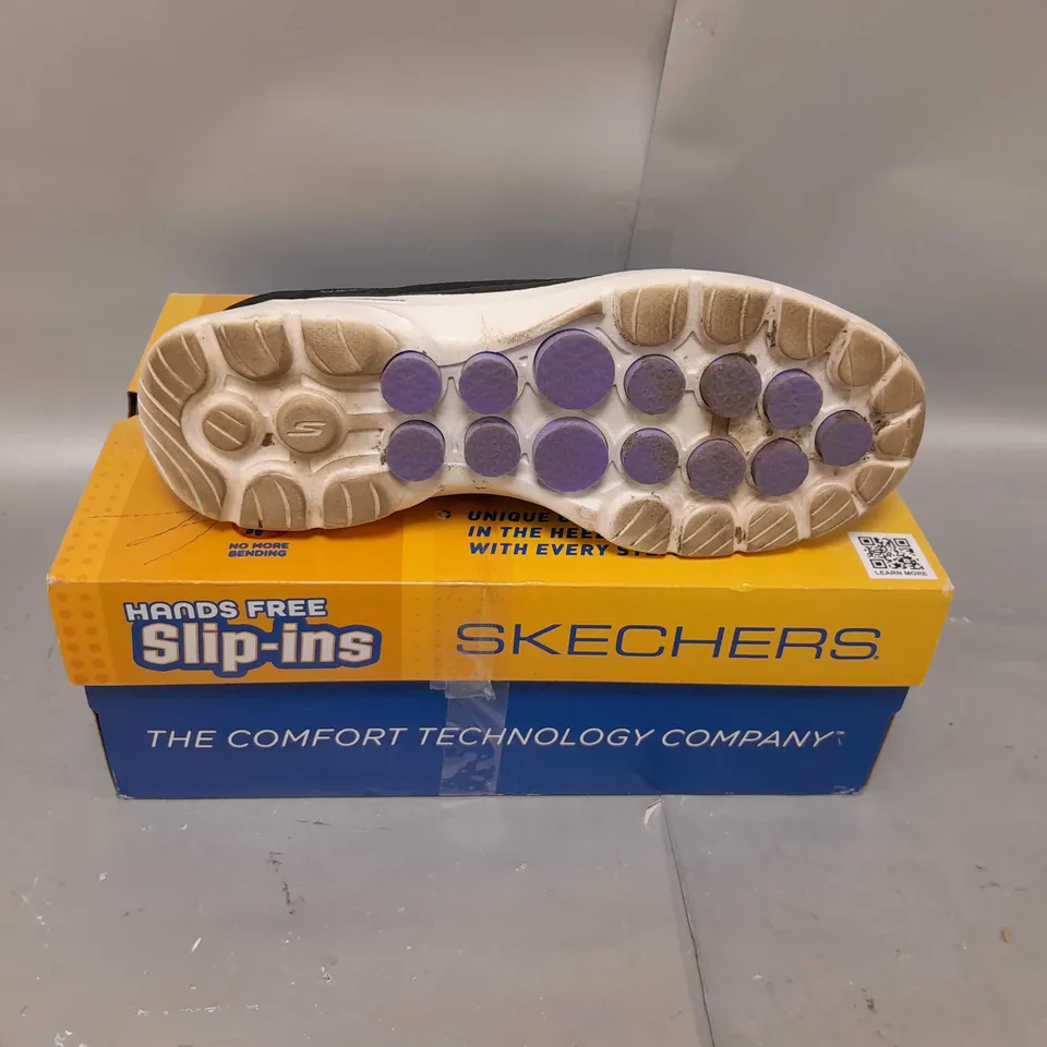 BOXED SKECHERS SLIP-INS HYPER PILLAR TRAINERS SIZE 6.5