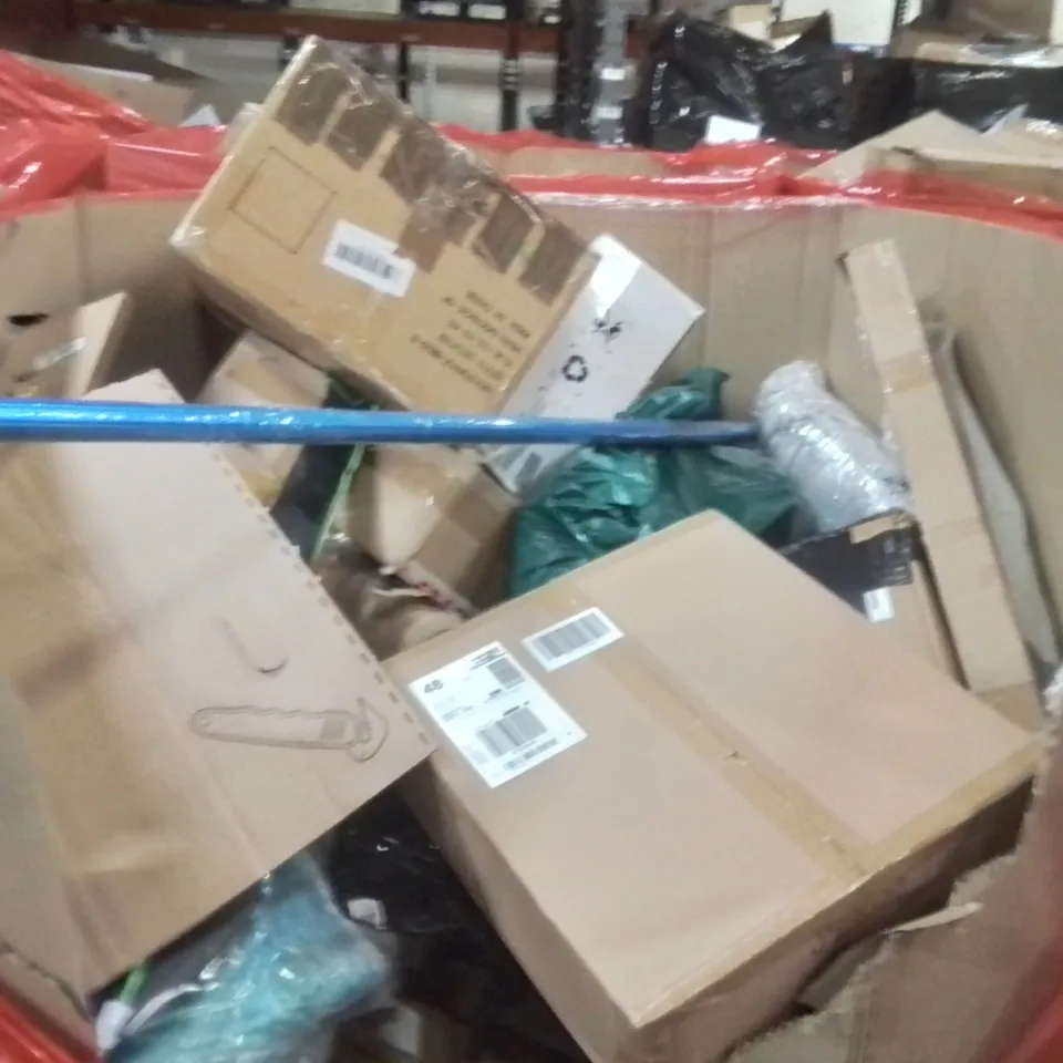 PALLET OF ASSORTED HOUSEHOLD GOODS AND PRODUCTS TO INCLUDE;CEILING LIGHT,RETRACTABLE SAFETY GATE,LED LIGHT