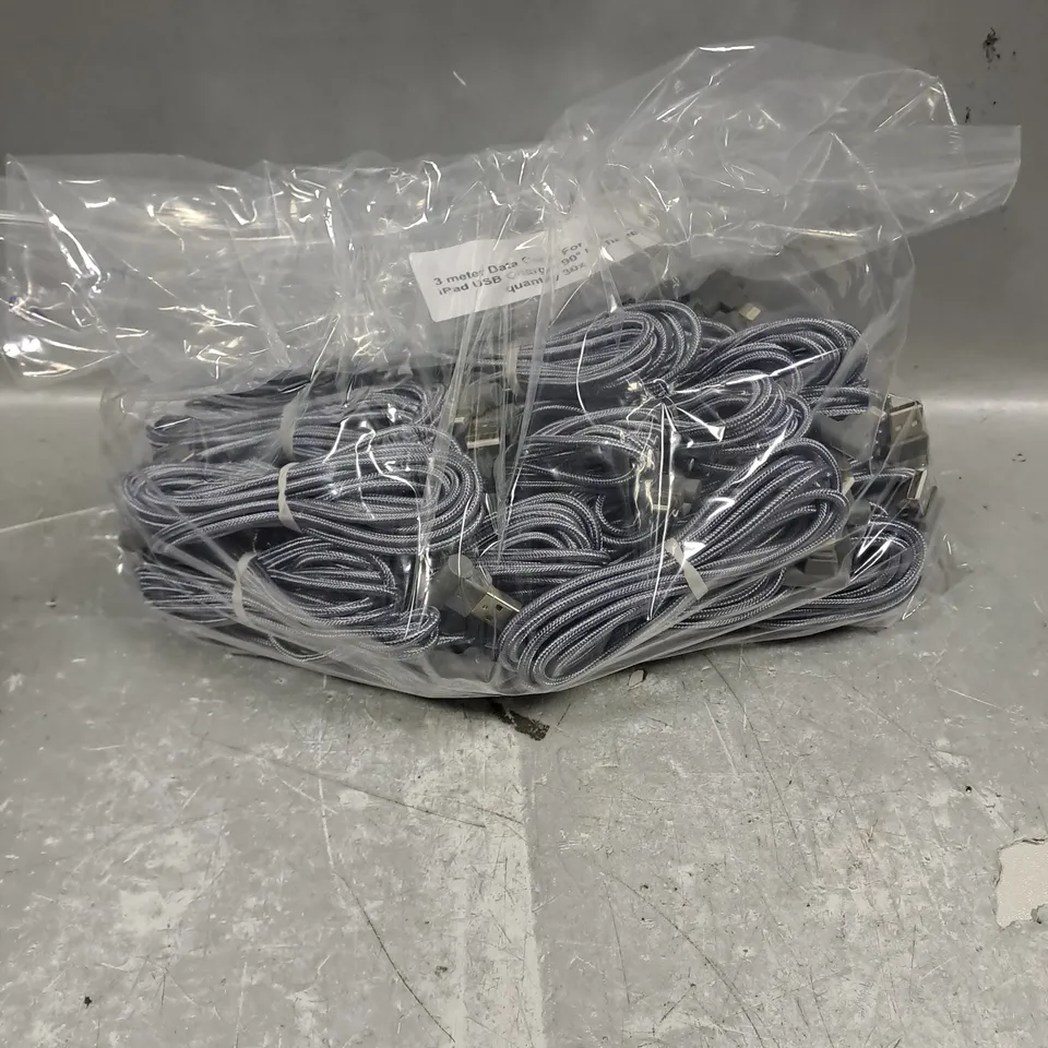 APPROXIMATELY 30 L SHAPE 3M LIGHTNING CHARGING CABLES 