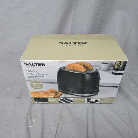 BOXED SALTER DECO 2-SLICE TOASTER