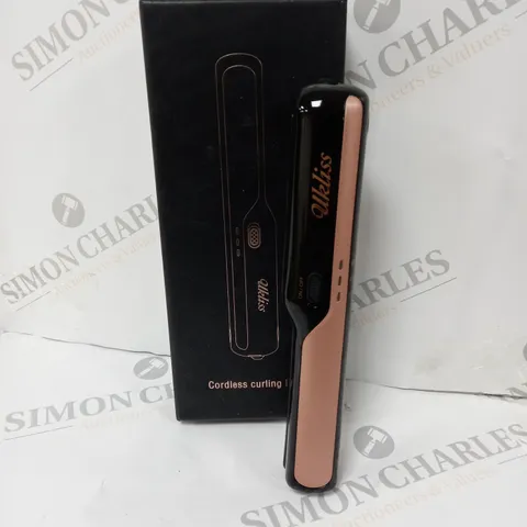 BOXED UKLISS CORDLESS CURLING IRON