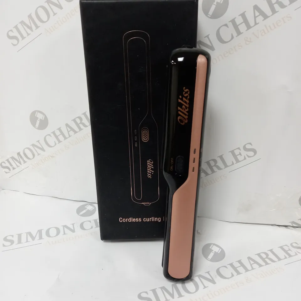 BOXED UKLISS CORDLESS CURLING IRON