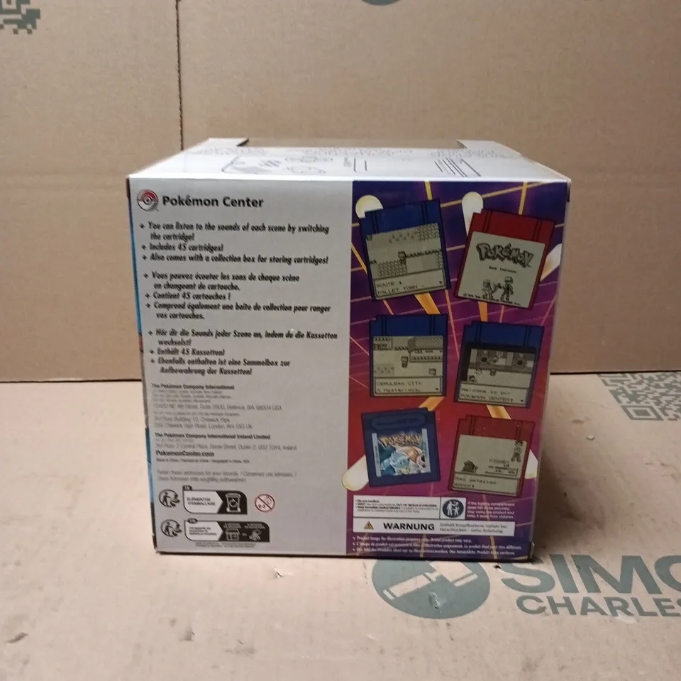BOXED POKÉMON CENTER GAME MUSIC COLLECTION GAME BOY JUKEBOX