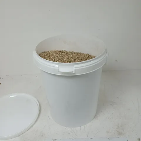 BUCKET OF CORK SHAVINGS