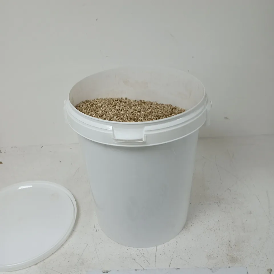BUCKET OF CORK SHAVINGS