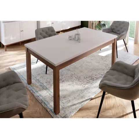 BOXED EXTENDABLE DINING TABLE (2 BOXES)