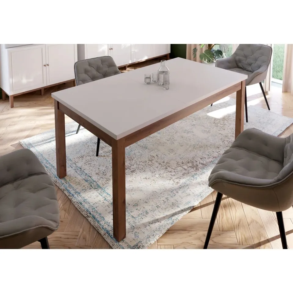 BOXED EXTENDABLE DINING TABLE (2 BOXES)