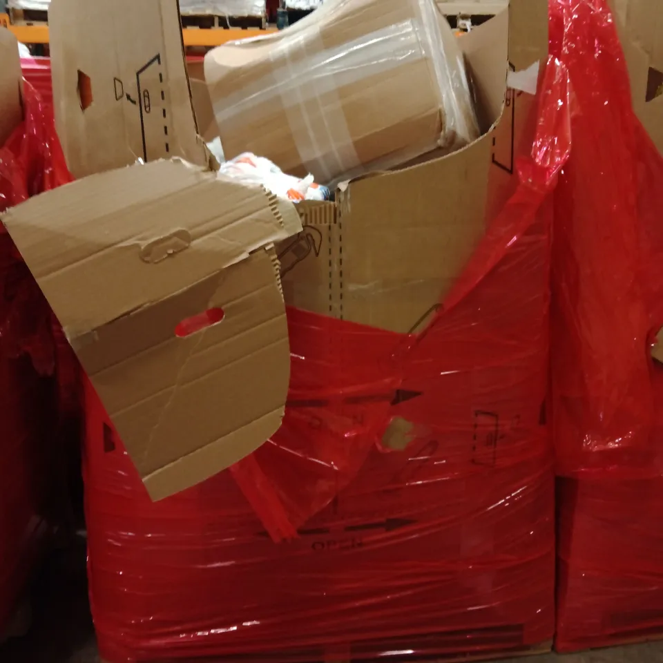 PALLET OF ASSORTED HOUSEHOLD GOODS AND PRODUCTS TO INCLUDE; COUNTERTOP GRIDDLE,SLOW JUICER,PHONE ACCESSORIES