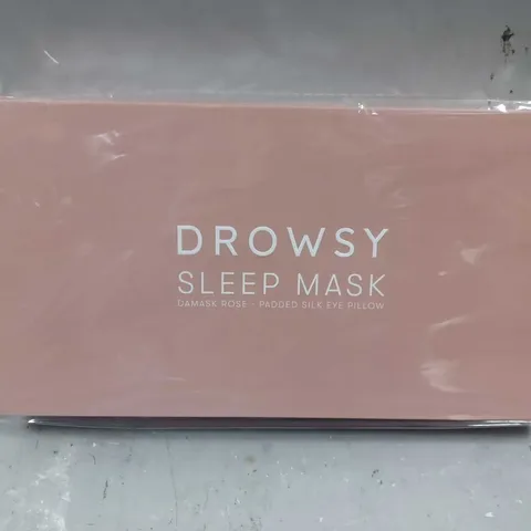 DROWSY LUXURY SLEEP MASK DAMASK ROSE