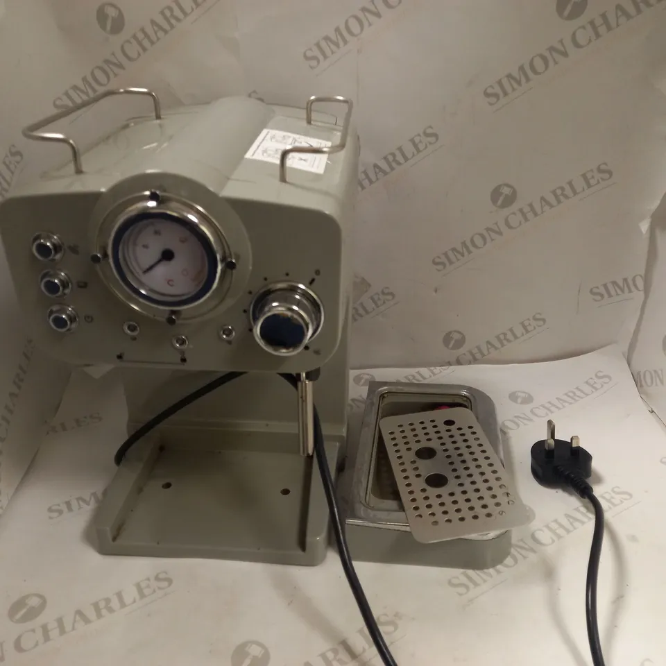 DESIGNER COFFEE MAKER IN GREY