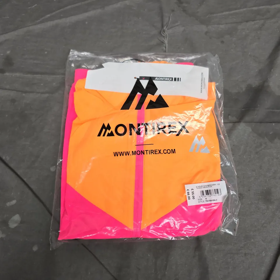MONTIREX W MOVE WINDBREAKER – ICE TANGO / NEON PINK, WOMEN'S WINDBREAKER, SIZE M