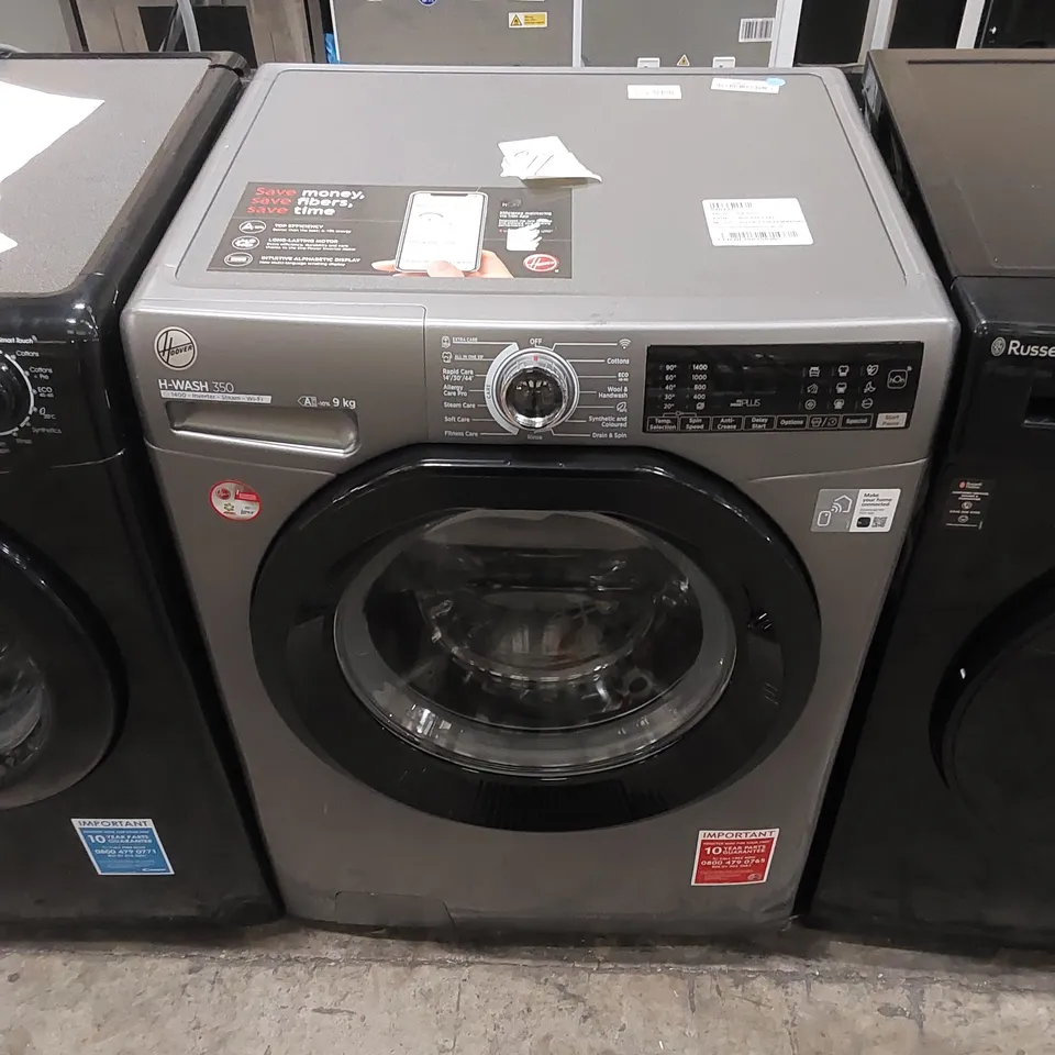 HOOVER 9KG WASHING MACHINE IN GREY, MODEL: H3WPS496TAMBR680