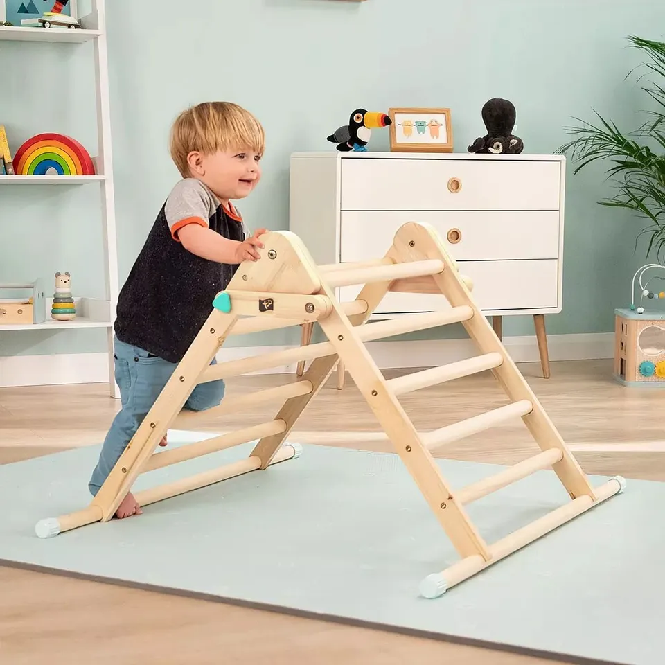 INDOOR WOODEN CLIMBING FRAME RRP £69.99