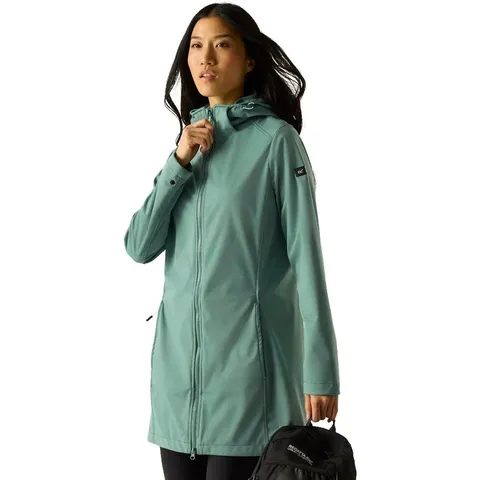 REGATTA WOMENS CARISBROOKE WATERPROOF SOFTSHELL JACKET UK 22