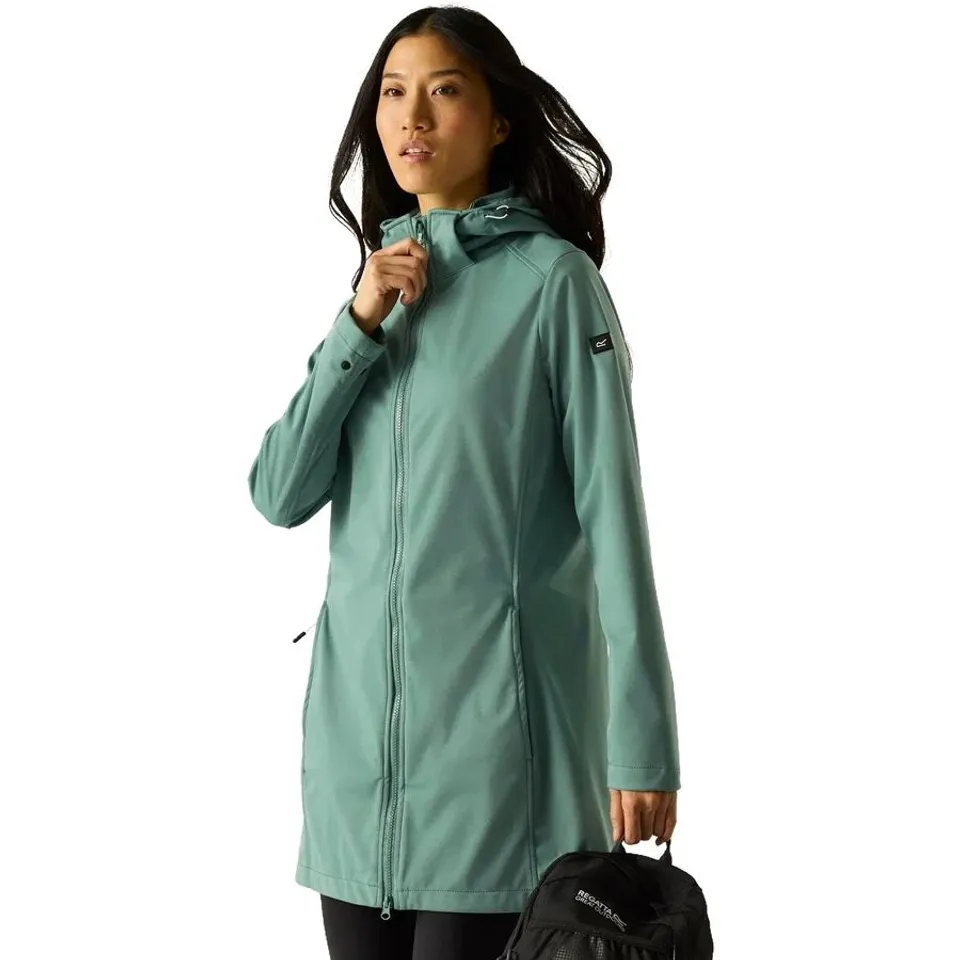 REGATTA WOMENS CARISBROOKE WATERPROOF SOFTSHELL JACKET UK 22