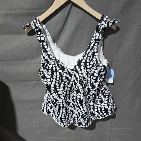 LANDS' END FLORAL TANKINI TOP – WOMEN'S UK 14 (US 10)